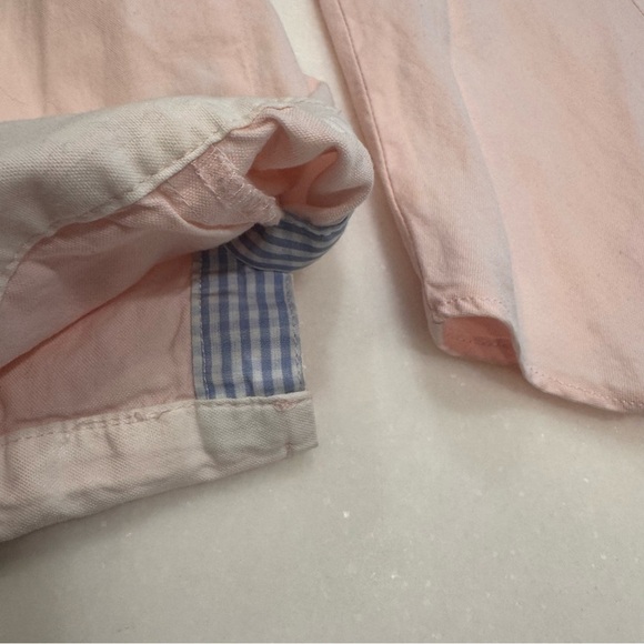 Garmentory G1 Women’s Pink Button Down Cotton Shirt Size Large - Picture 7 of 8